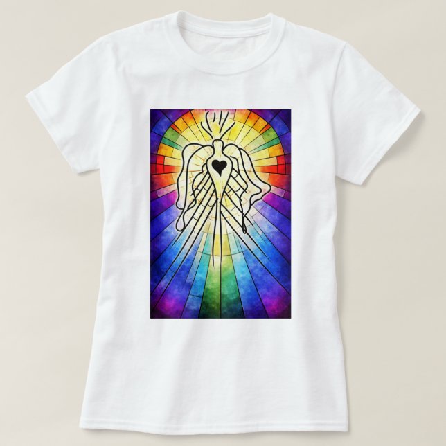 "Born of light and Healing" T-Shirt (Design Front)