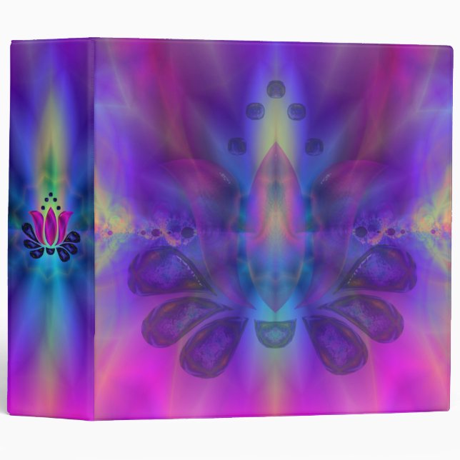 Born Of Lotus 3 Ring Binder (Front/Spine)