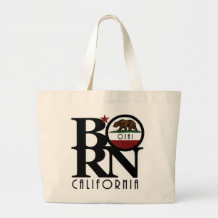 BORN Ojai California Large Tote Bag