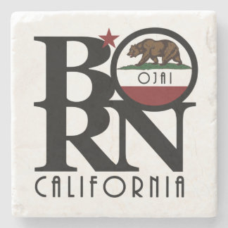 BORN Ojai California Stone Coaster