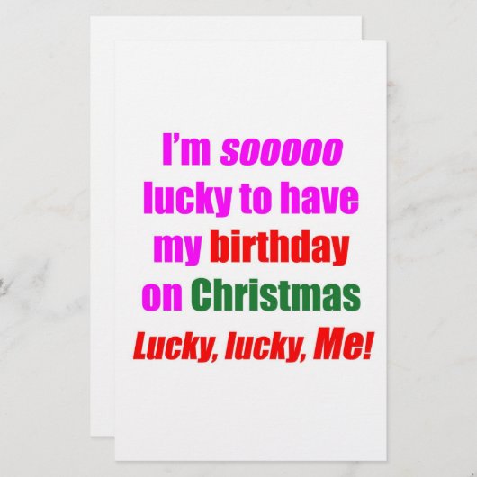 Born On Christmas (Front/Back)