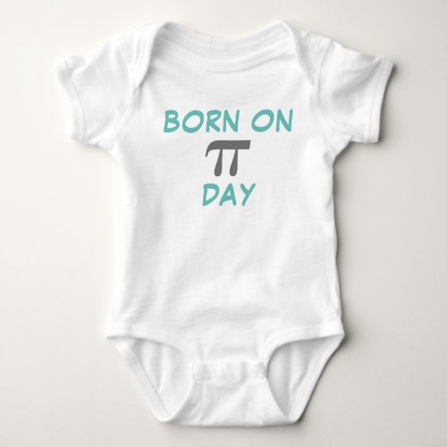 Born on Pi Day Baby Bodysuit