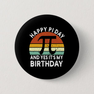 Born On Pi Day Birthday Happy 14 On March 14th Tea Button