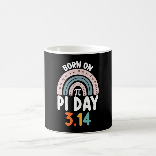 Born On Pi Day Birthday Math Funny Coffee Mug (Center)