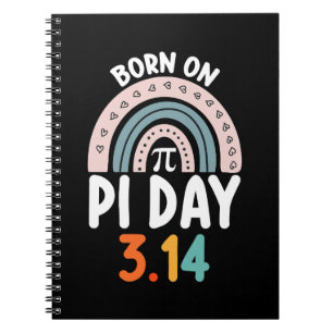 Born On Pi Day Birthday Math Funny Notebook