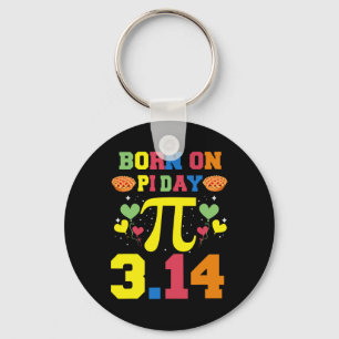 Born On Pi Day Keychain