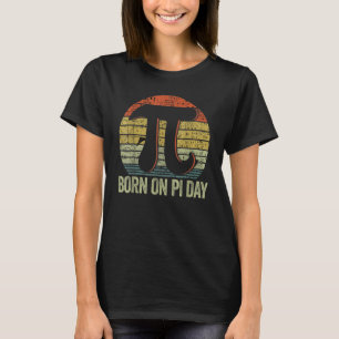 Born On Pi Day Shirt Math Lover Birthday Boy Girl
