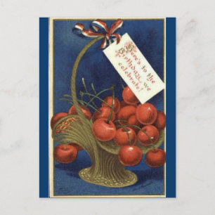 Born On The 4th Of July Postcard