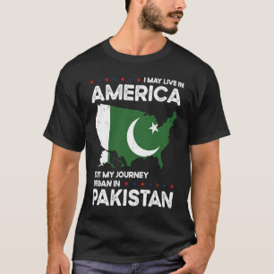 Born Pakistani Pakistan American USA Citizenship T-Shirt