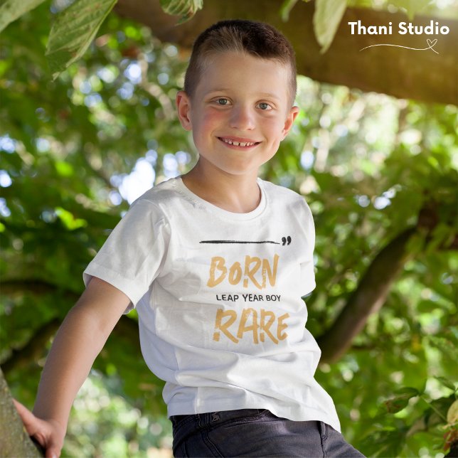 Born Rare Leap Year Boy Feb 29 Birthday  T-Shirt (Creator Uploaded)