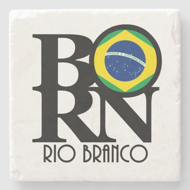 BORN Rio Branco Stone Coaster (Front)