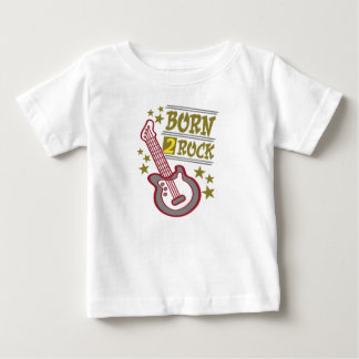 Born  rock Guitar, guitarist design Baby T-Shirt
