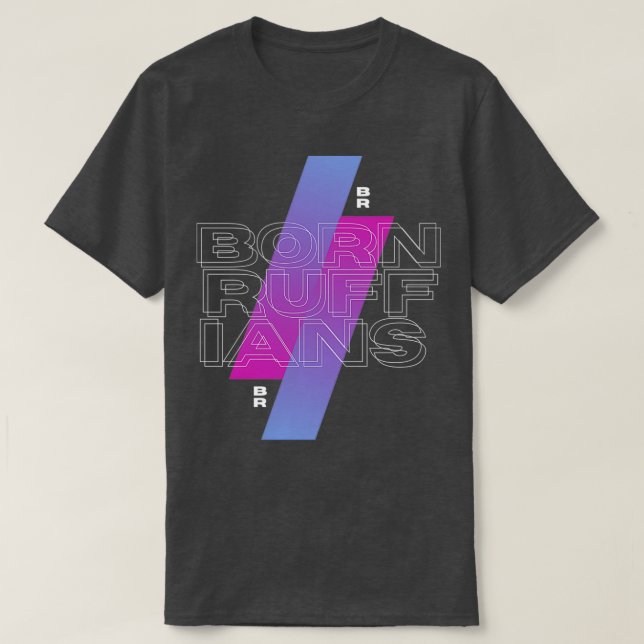 Born Ruffians Geometric Illustration T-Shirt (Design Front)