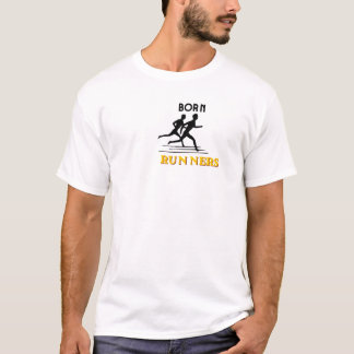 Born Runners Athletic Running T‑Shirt |  Fitness T T-Shirt
