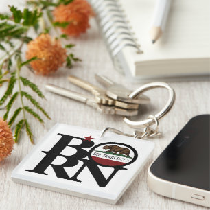 BORN San Francisco Keychain