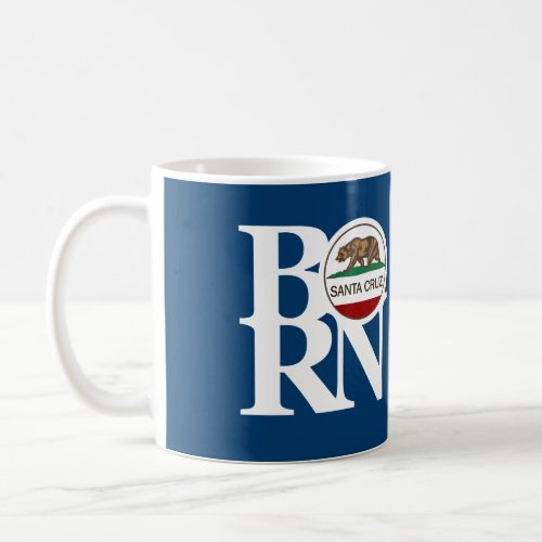 BORN Santa Cruz 11oz Blue Coffee Mug