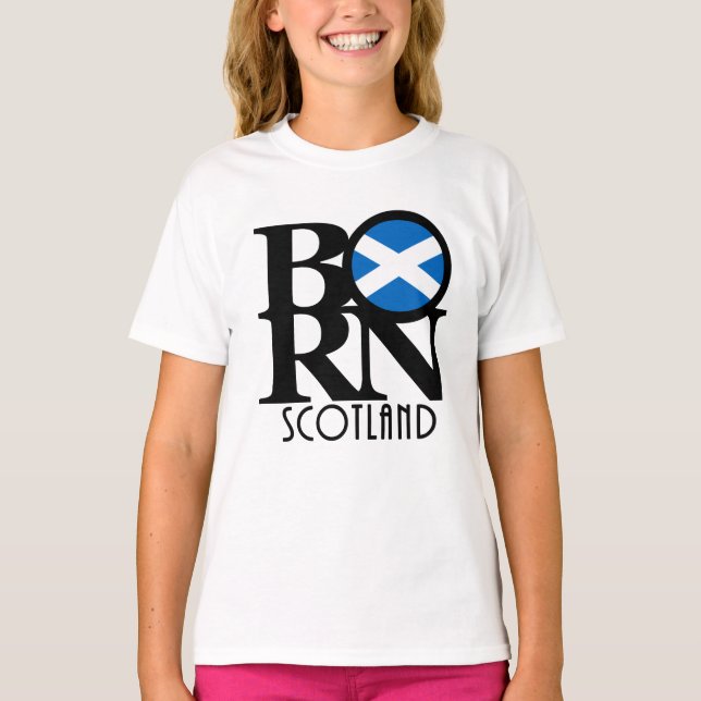 BORN Scotland T-Shirt (Front)