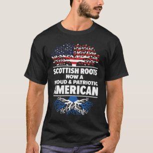 Born Scottish Scotland American USA Citizenship T-Shirt