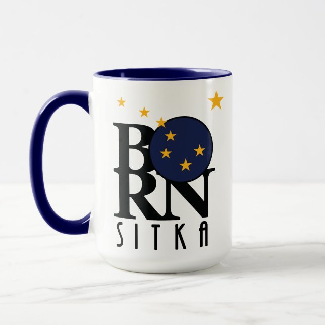 BORN Sitka Alaska 15oz Mug (Left)
