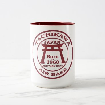 Born Tachikawa Air Base 1960 Two-Tone Coffee Mug Born Tachikawa Air Base 1960 Two-Tone Coffee Mug