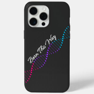 Born This Way - Androgynous Pride DNA iPhone 15 Pro Max Case