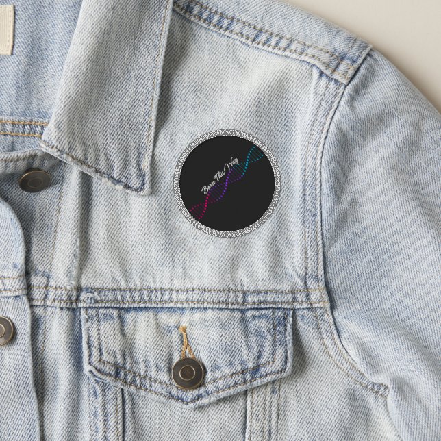 Born This Way - Androgynous Pride DNA  Patch (On Jacket)