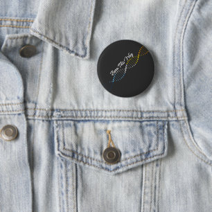 Born This Way - AroAce Pride DNA Button