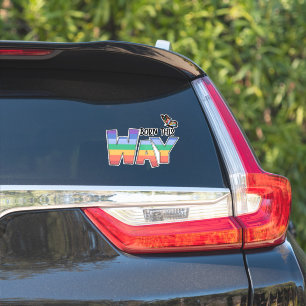 Born This Way Rainbow Sticker