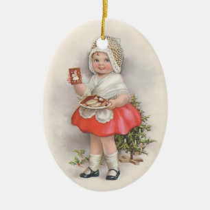 Born To Bake - No Text Ceramic Ornament
