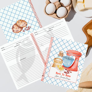 Born To Bake Spiral Notebook