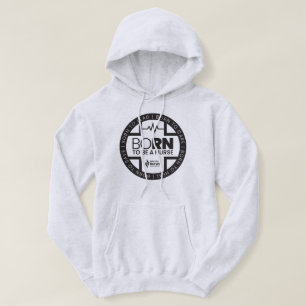 Born To Be A Nurse Light Colored Hoodie