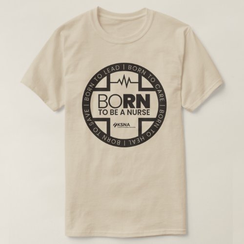 Born To Be A Nurse Light Colored T_Shirt