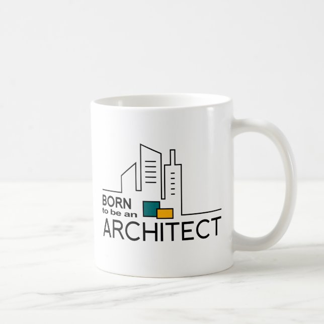 Born To be an Architect Coffee Mug (Right)