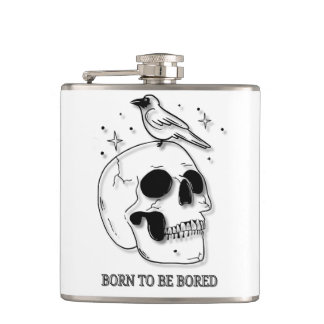 Born To Be Bored Flask