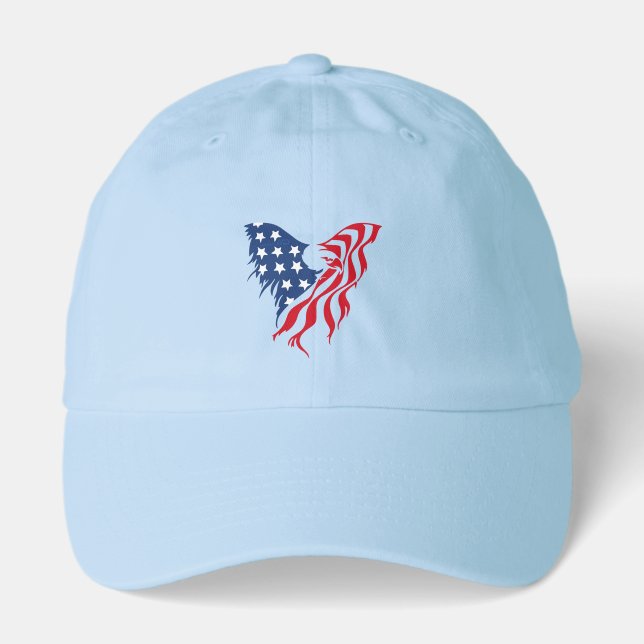 Born to Be Free Patriotic Eagle | Classic Dad cap (Front)