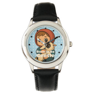 Born to Be Gentle with Polka Dots kids Watch