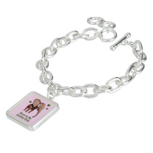 Born to Be Jumbo Cute Baby Elephant Custom Bracelet