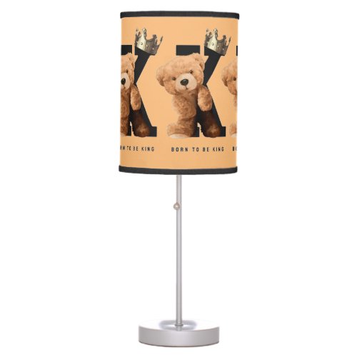 Born to be king table lamp