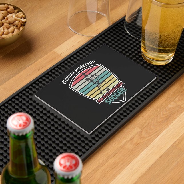 Born To Be Legend Player Soccer Bar Mat (Insitu (Bar 2))