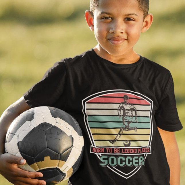 Born To Be Legend Player Soccer Tri-Blend Shirt (Creator Uploaded)