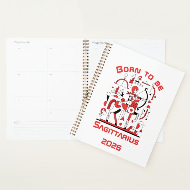 Born to be Sagittarius Planner (Display)