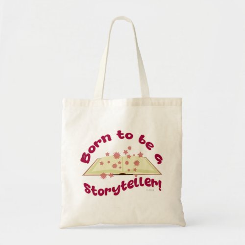Born To Be Storyteller Writing Epic Logo Art Tote Bag