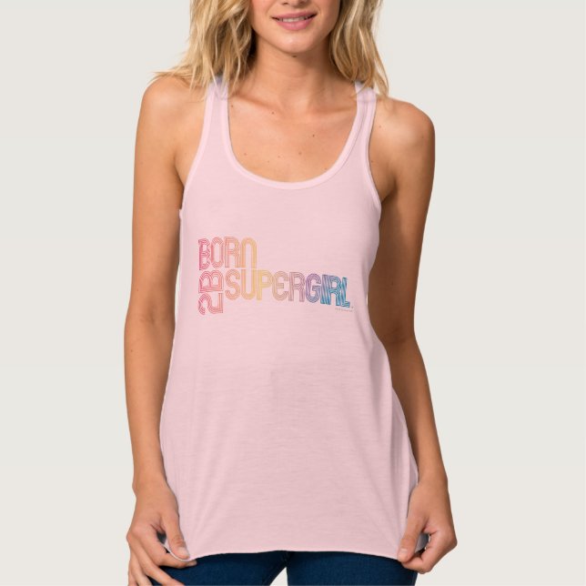 Born to Be Supergirl Tank Top (Front)