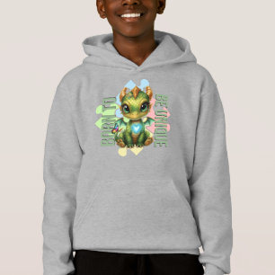 Born to Be Unique Cute Dragon Autism Awareness Hoodie