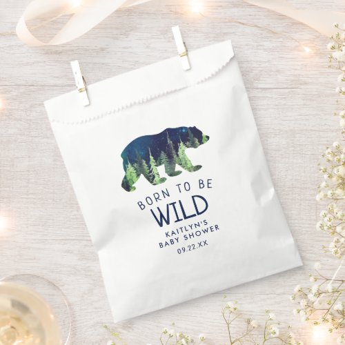 Born To Be Wild Baby Shower Favor Bag