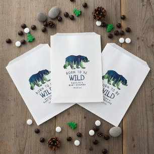Born To Be Wild Baby Shower Favor Bag
