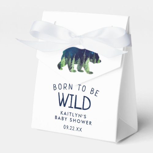 Born To Be Wild Baby Shower Favor Boxes