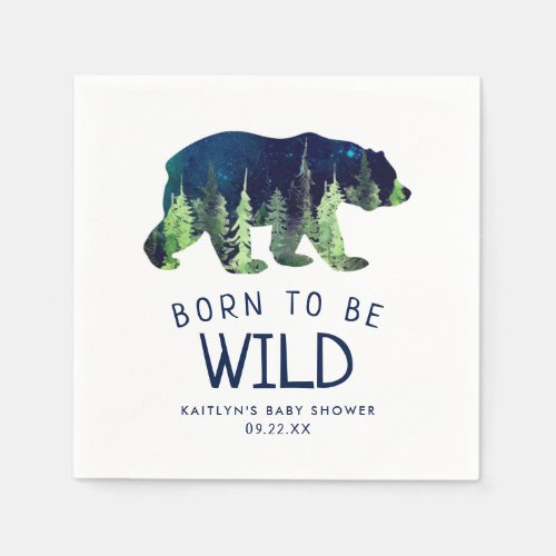 Born To Be Wild Baby Shower Napkins