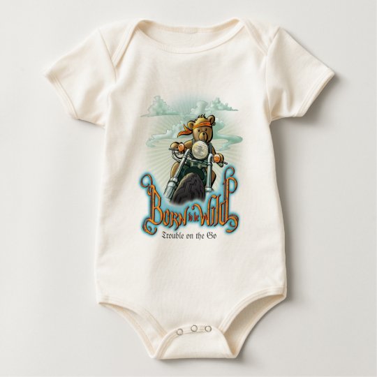 Born to be Wild Customizable Text Baby Bodysuit