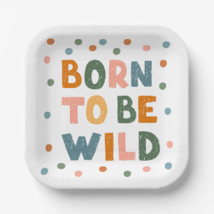 Born To Be Wild Paper Plates